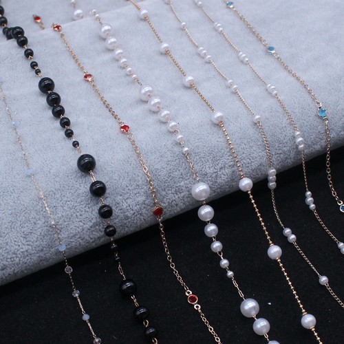 手工项链手链串珠仿珍珠链条