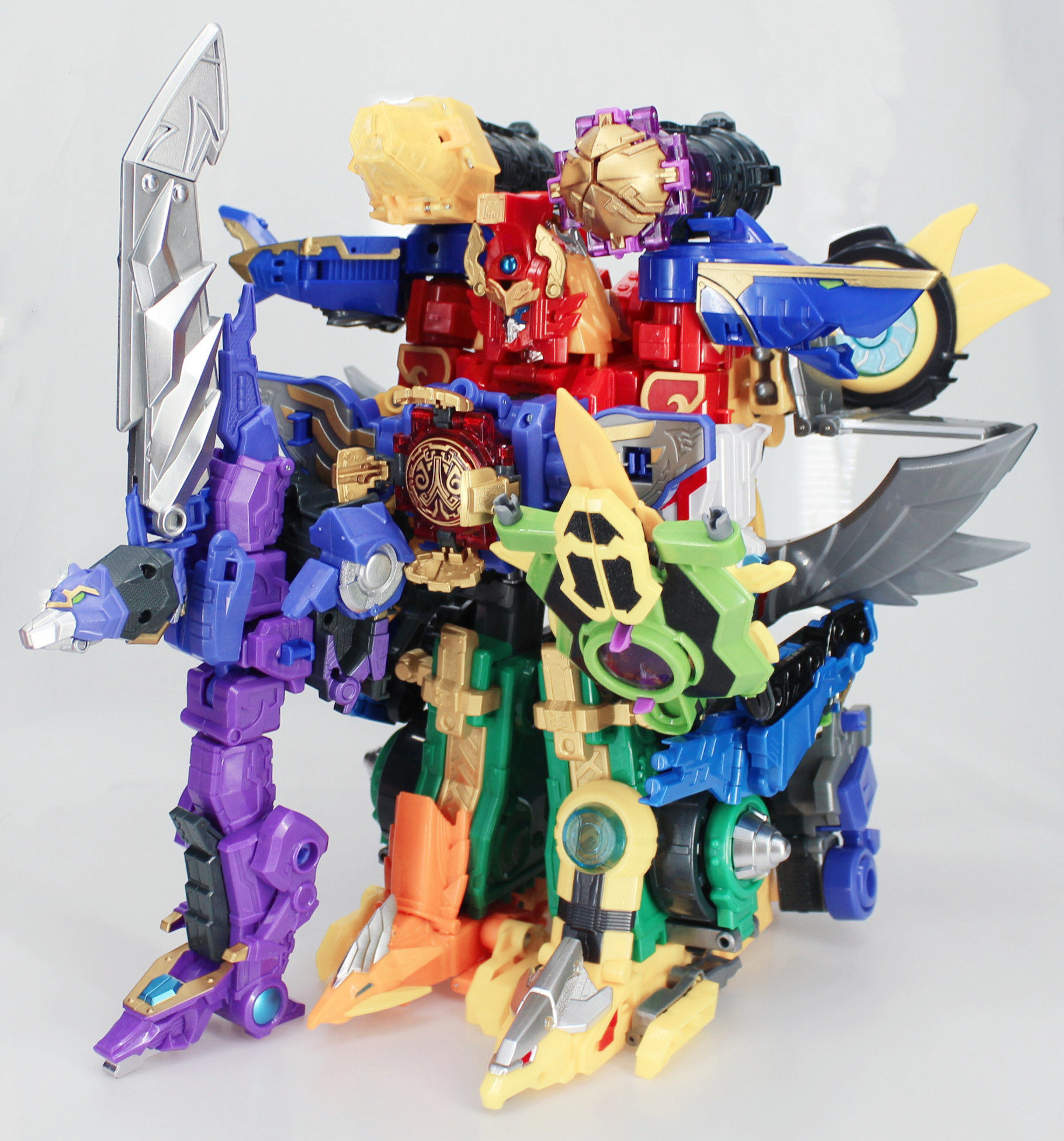 巨神战击队1玩具超神勇击王豪华版变形机器人星球裂地金刚战机王2