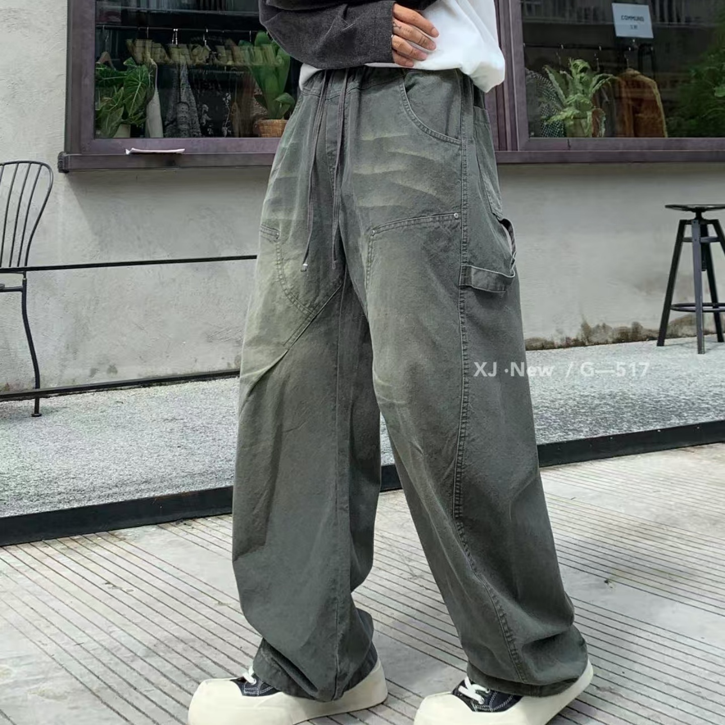 无注册商标网红帅气个性休闲裤