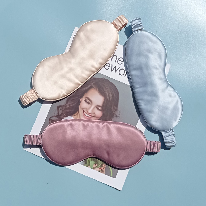 真丝眼罩遮光助睡眠100%桑蚕丝