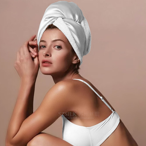 真丝速干发帽长发超吸水加厚真丝
