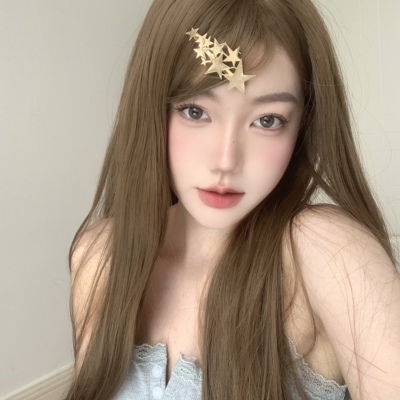 日系少女星星发夹黑崎君侧边夹