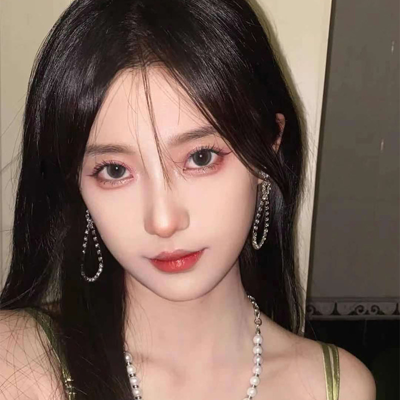鞠婧祎同款8字复古宫廷风女水钻
