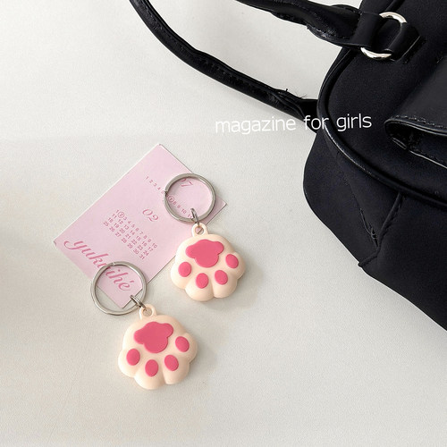 适用苹果airtag保护套防丢器挂全包防水硅胶软壳保护壳挂绳可爱套