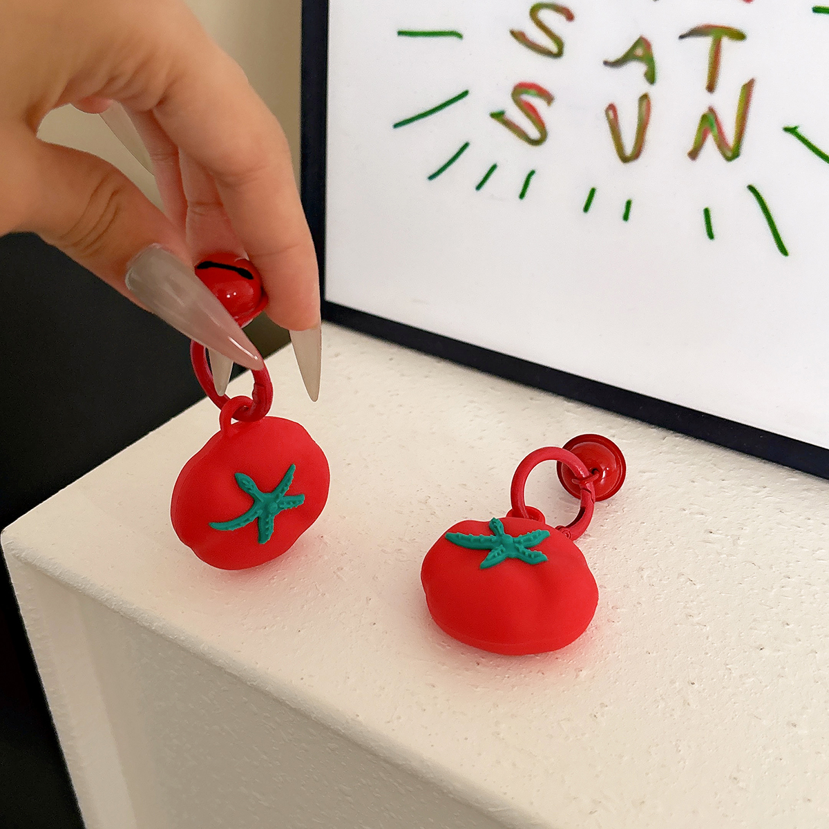 小番茄适用AirTag追踪器保护套卡通宠物苹果airtag防摔软壳防丢壳