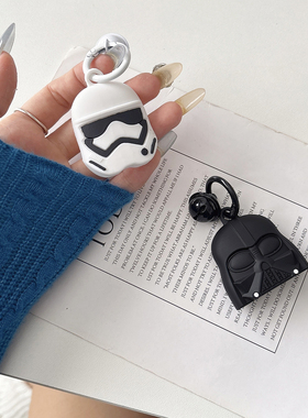 适用于苹果AirTag蓝牙防丢器保护套黑白武士防摔追踪器硅胶保护壳