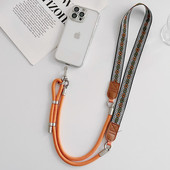 高端原创印花宽版 手机挂绳斜挎可背可调节耐用户外防摔多用长挂链