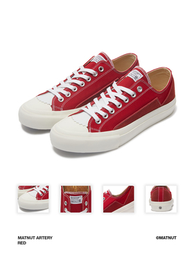 MATNUT ARTERY 红色 低帮 原创 小众设计 复古 明星同款 帆布鞋