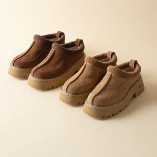 BOOTS SNOW 休闲 复古 坡跟厚底毛靴雪地靴 MATNUT 保暖 PLATFORM