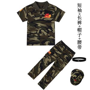 中小学生军训迷彩蛙服套装