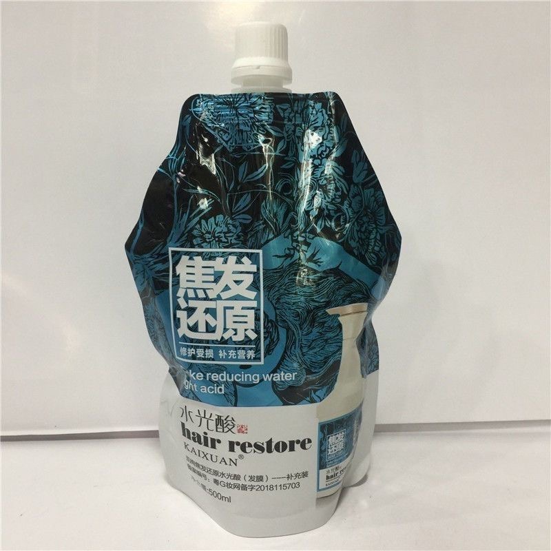 闪顺焦发还原水光酸护理倒膜修复干丝滑懒人霜发膜护发素450ml