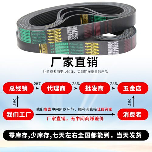 6PH8PJ10PK12PL2830 2835 2840 2845 2850 2855机械传送多楔皮带