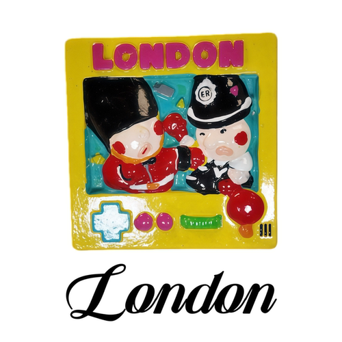 英国伦敦主题卡通冰箱贴