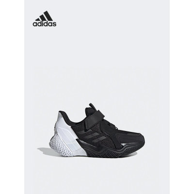 Adidas/阿迪达斯低帮耐磨防滑系带魔术贴大童休闲运动鞋 GZ7737