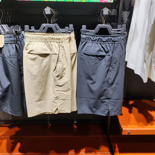 NIKE耐克男子夏季新款简约运动训练休闲梭织短裤DV9331-247-010