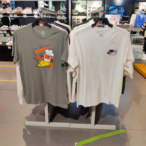 正品Nike/耐克男子夏新款印花百搭运动休闲短袖T恤FV3755 FV3748