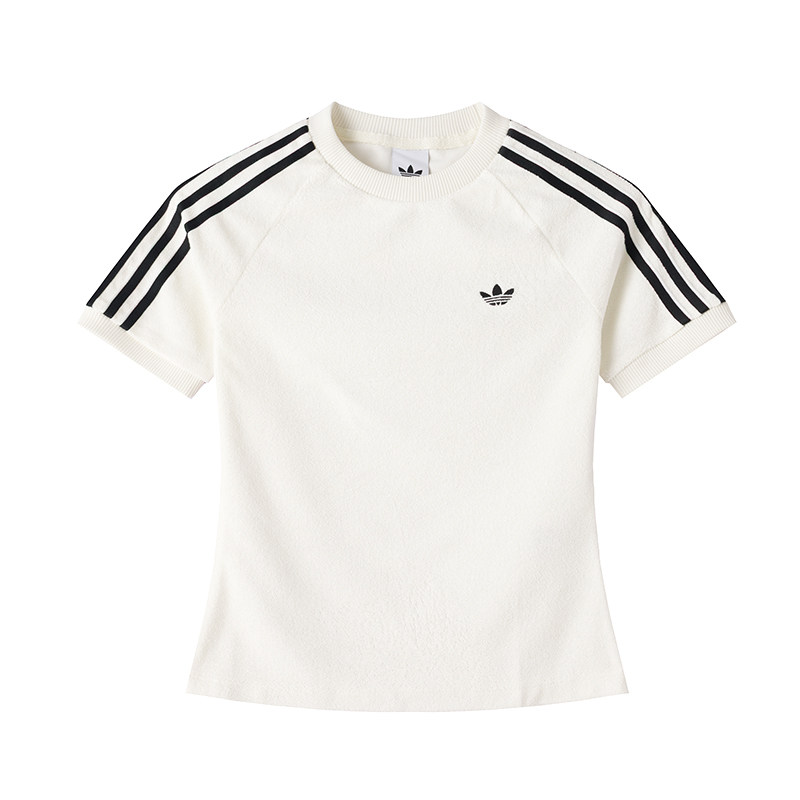 Adidas/阿迪达斯夏季三叶草女士修身款日常短款休闲时尚T恤KD1411图片