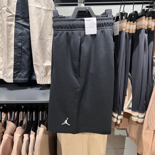 正品AIR JORDAN男子25新款短裤针织透气休闲飞人五分裤FV7288-010