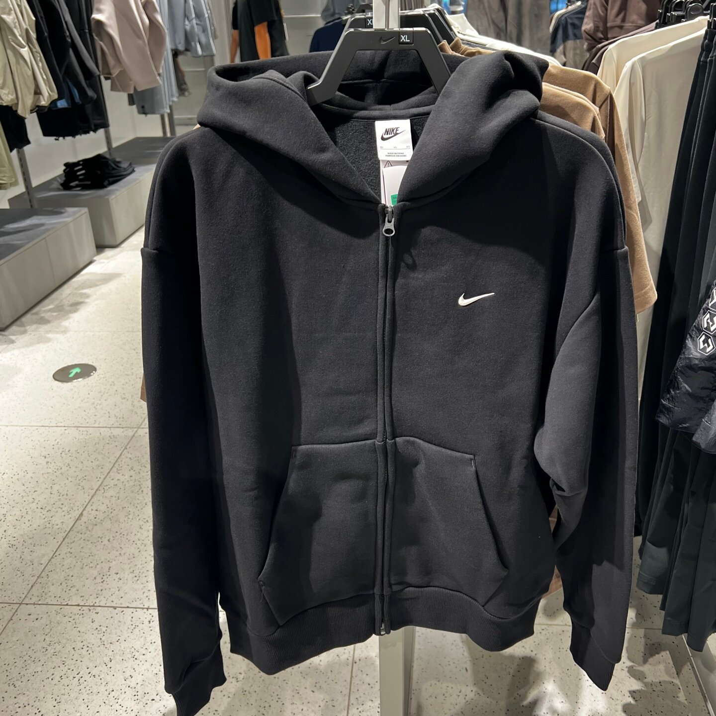 Nike耐克26冬季新款男子外套休闲宽松加绒运动连帽夹克IX1929-001
