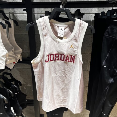Nike/耐克Jordan女子新款休闲透气宽松圆领运动背心 II0486-667