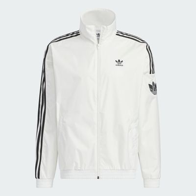 Adidas阿迪达斯夹克男女简约百搭经典三条纹透气立领外套JI7535
