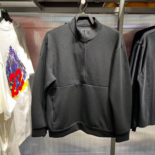 NIKE耐克男子冬季新款卫衣立领半拉链休闲运动套头衫HQ6954-010
