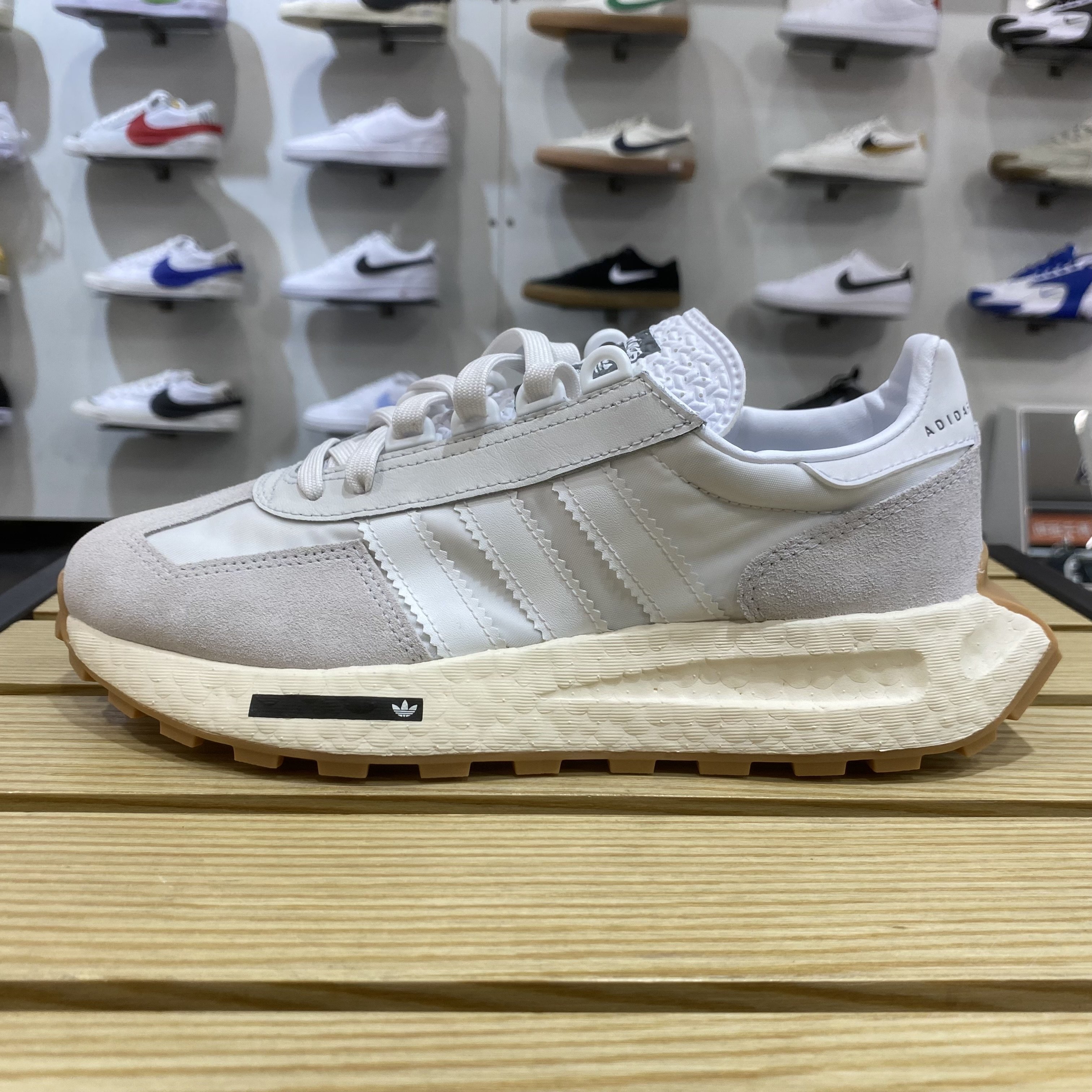 阿迪达斯三叶草男女鞋2024春季新款爆米花跑步鞋H0307503080