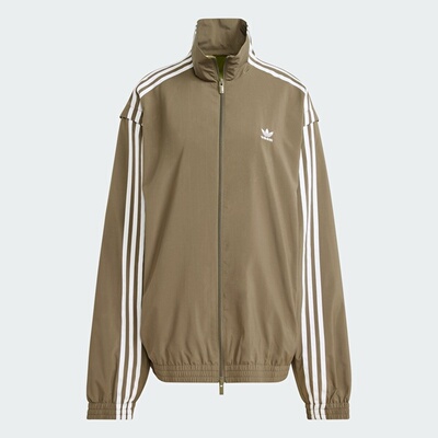 正品Adidas/阿迪达斯秋季新款女子运动休闲宽松夹克外套 JM9252