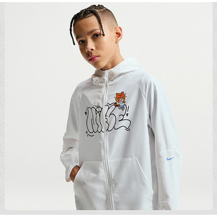 NIKE耐克Miler夏季外套Dri-FIT大童速干轻盈休闲夹克IV2637-100