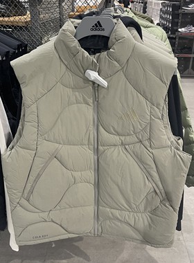 adidas阿迪达斯600蓬抗风疏水鸭绒羽绒马甲背心男JG5937JG5939