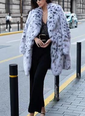 高奢新款美国山猫绒高端皮草外套气质名媛年度销量进口lolo皮草