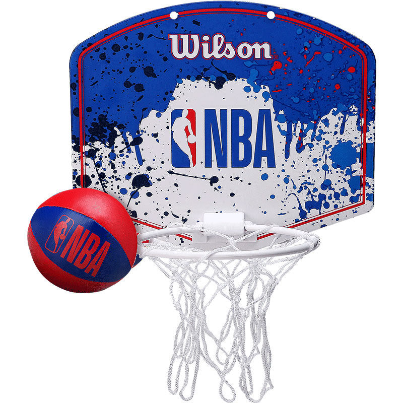 wilson威尔胜nba篮球框儿童玩具篮筐免打孔移动便携式迷你小篮板