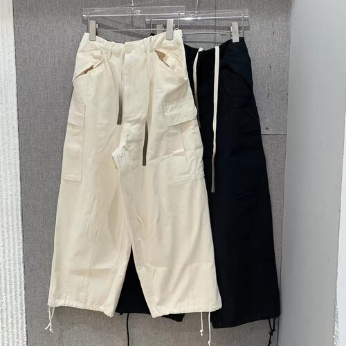 欧洲站欧货女装PH23工装休闲裤女春季2026新款宽松抽绳直筒裤4839
