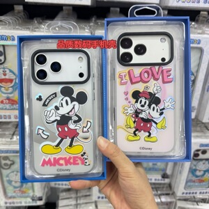 米卡伦授权迪士尼卡通联名适用于苹果17promax磁吸Mars Magnet手机壳iPhone17pro全包防摔ai软边硬壳17保护套