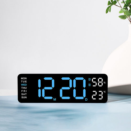 13寸大屏LED北欧简约数字闹钟｜