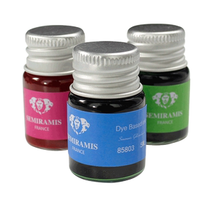 Semiramis狮美乐彩色金粉墨水唯美创意墨水沾水笔钢笔墨水玻璃蘸水笔彩墨DIY手帐钢笔水非碳素彩墨金粉