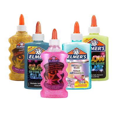 艾默思elmer牛头闪粉胶水晶泥