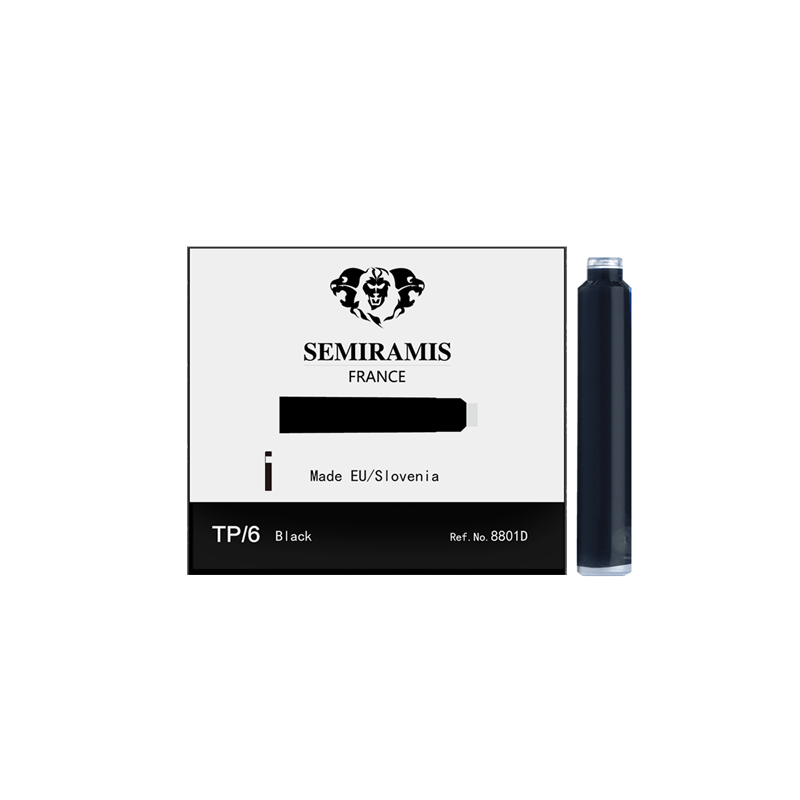 進口Semiramis/獅美樂彩色墨水膽墨囊通用施耐德獅美樂歐標鋼筆