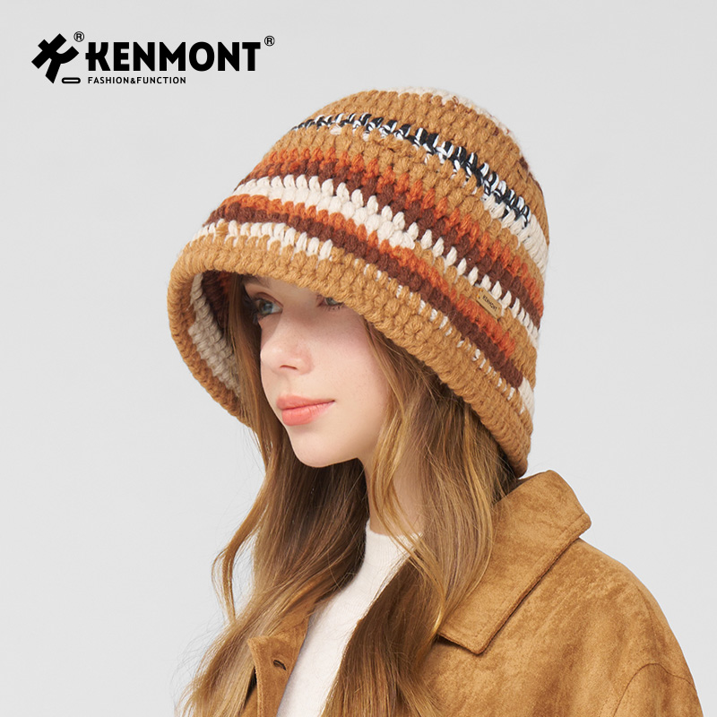 卡蒙针织渔夫帽舒适保暖女显脸小