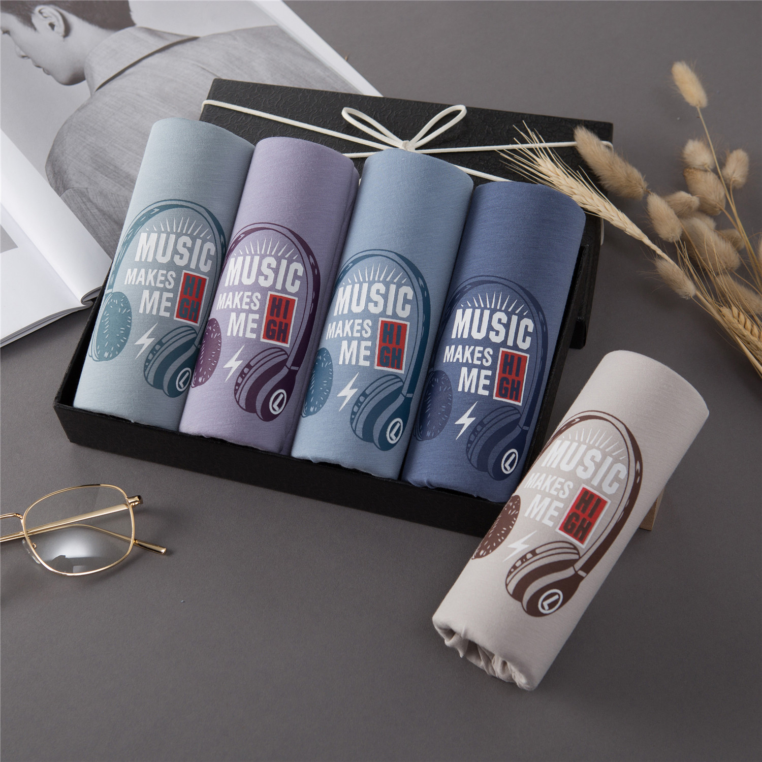 妈妈赞青少年纯棉内裤男生大童少男发育四角裤高初中学生平角短裤