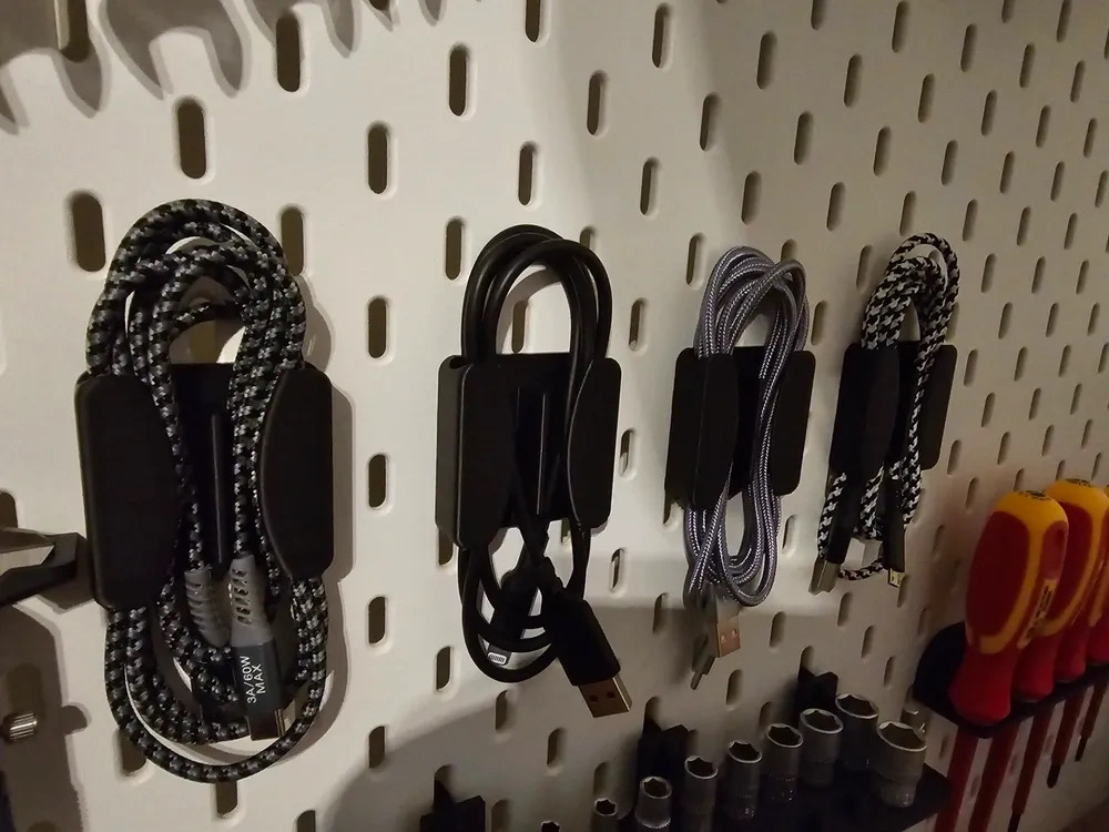 宜家SKADIS 斯考迪斯 宜家洞洞板配件 USB线缆收纳盒