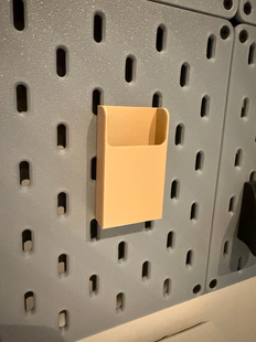 适用宜家SKADIS 宜家洞洞板配件  Apple TV遥控器支架