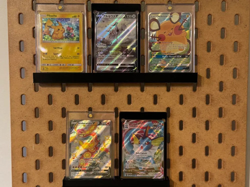 适用宜家SKADIS宜家洞洞板配件球星卡游戏王宝可梦奥特曼卡砖支架