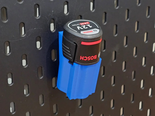 适用宜家SKADIS 宜家洞洞板配件 Bosch 12V电池支架 （单个）