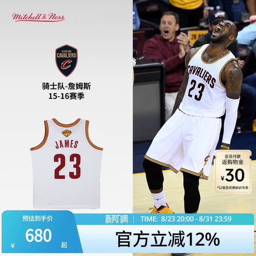 MN骑士队詹姆斯23号球衣球迷版