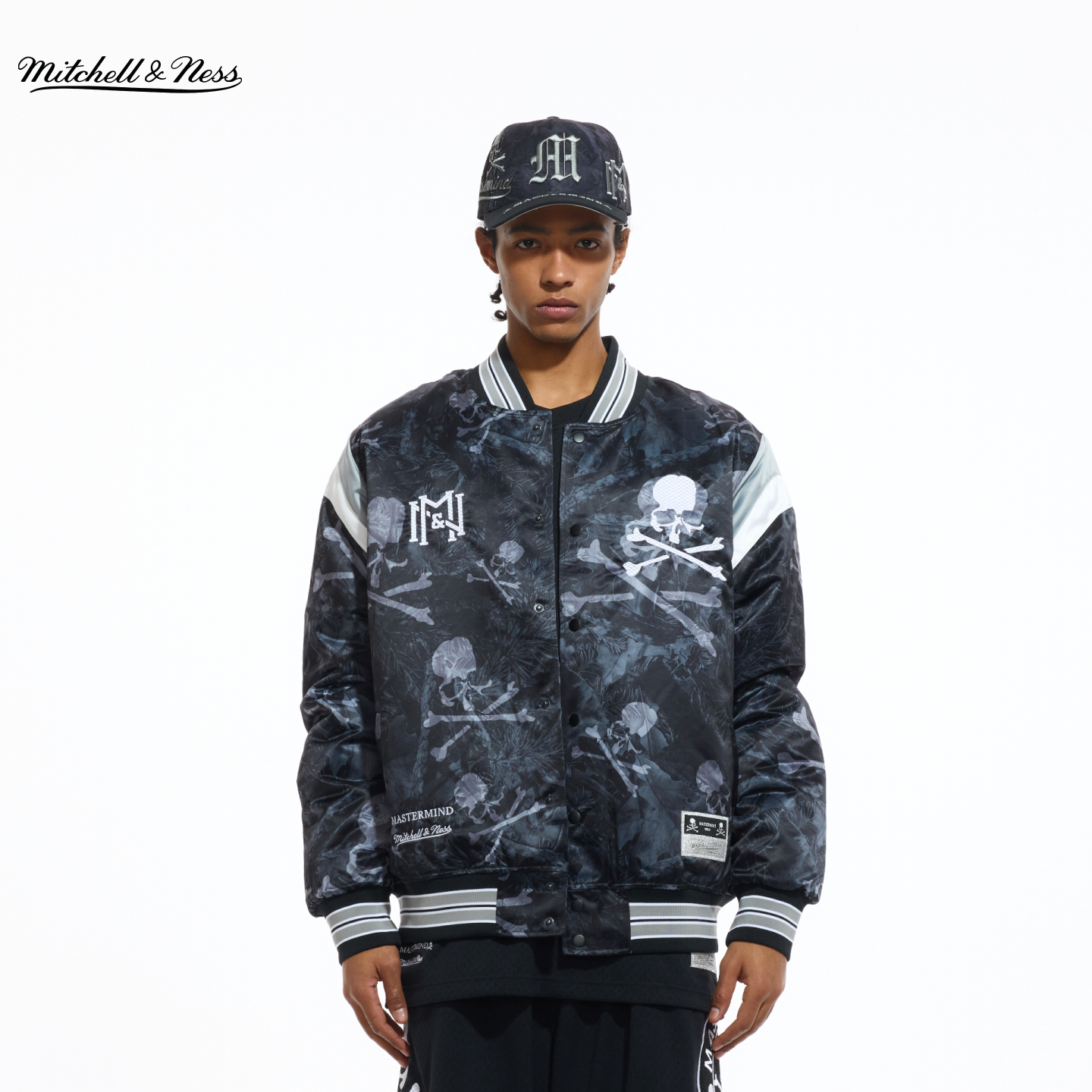 MNxMASTERMIND联名潮流棒球夹克