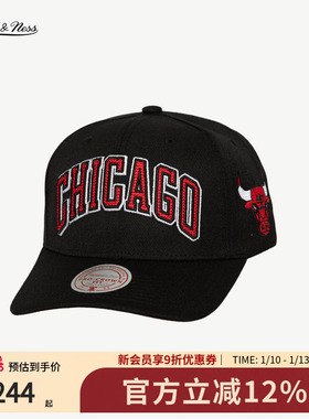 Mitchell&Ness棒球帽公牛湖人尼克斯复古百搭遮阳运动弯檐帽MN