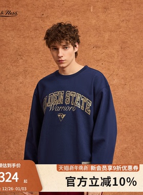 mitchell&ness2025秋冬卫衣NBA圆领休闲运动重磅美式风卫衣男女MN