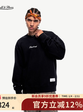 mitchell&ness25秋冬新品卫衣经典简约百搭保暖运动长袖T恤男MN