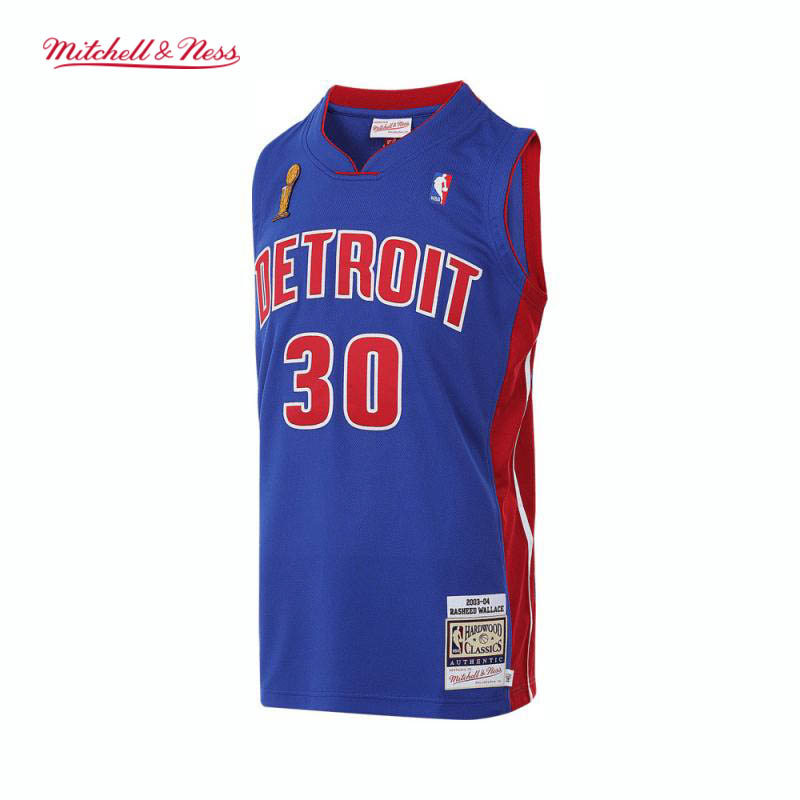 男生复古球衣底特律活塞